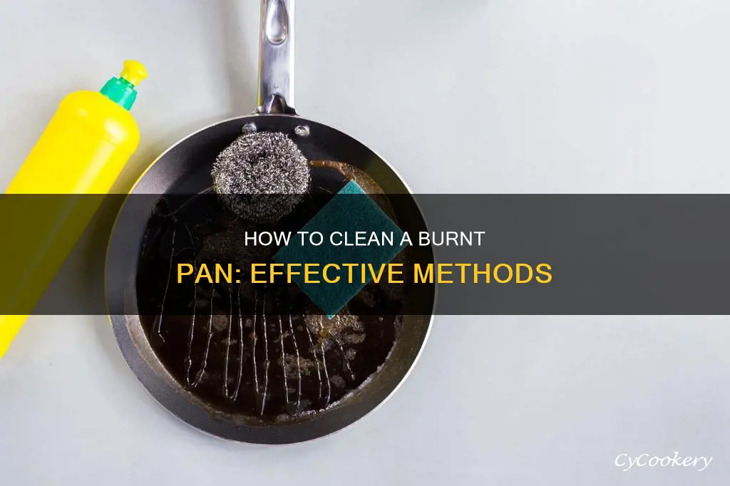 can you clean a burnt pan