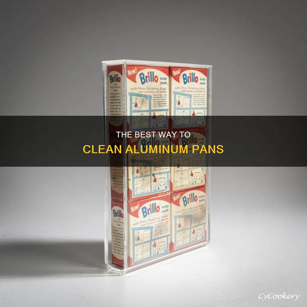 can you clean aluminuim pans with brillo pads