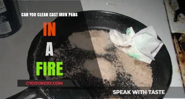 Cast Iron Pans: Fire Cleaning Method