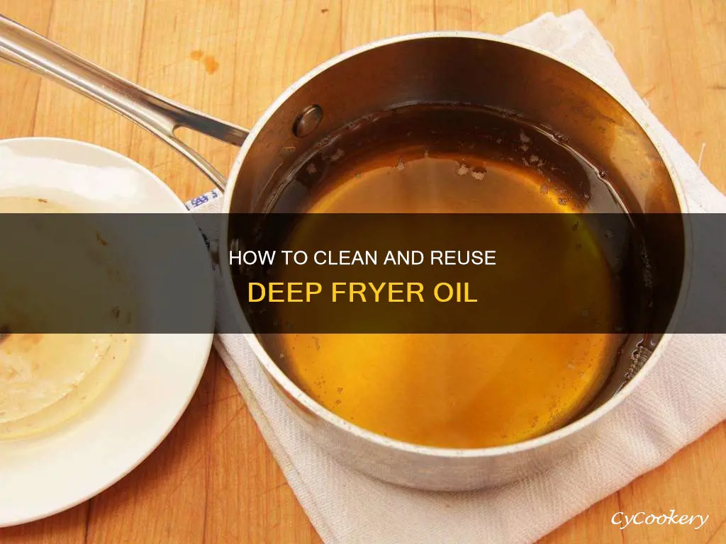 can you clean deep fryer oil