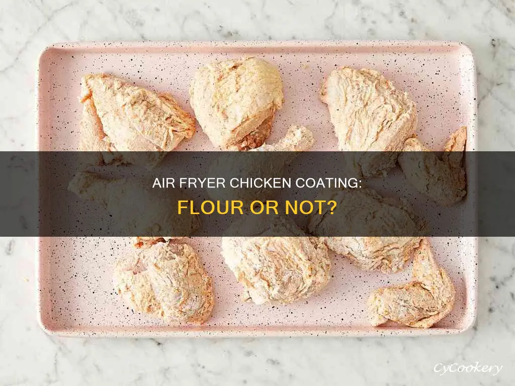 can you coat chicken with flour in air fryer