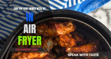 Coating Wings with Oil in an Air Fryer