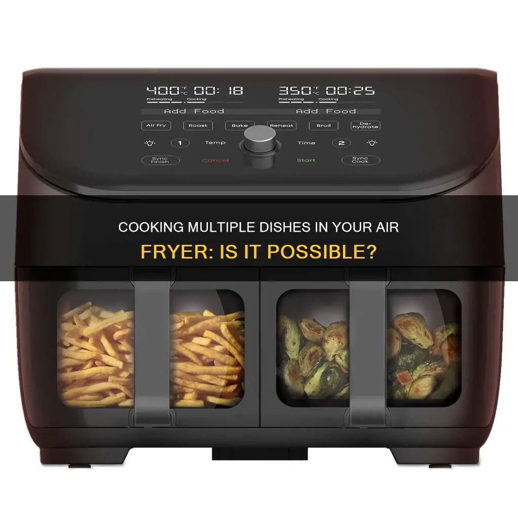 can you cook 2 different things in air fryer