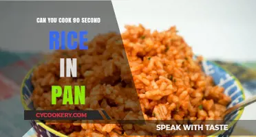 Quick Rice: Pan-Cooking 90-Second Rice?