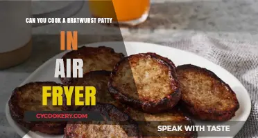 Bratwurst Patty Air Fryer: Quick and Tasty Cooking