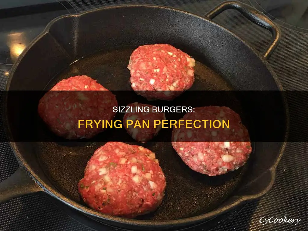 can you cook a burger in a frying pan
