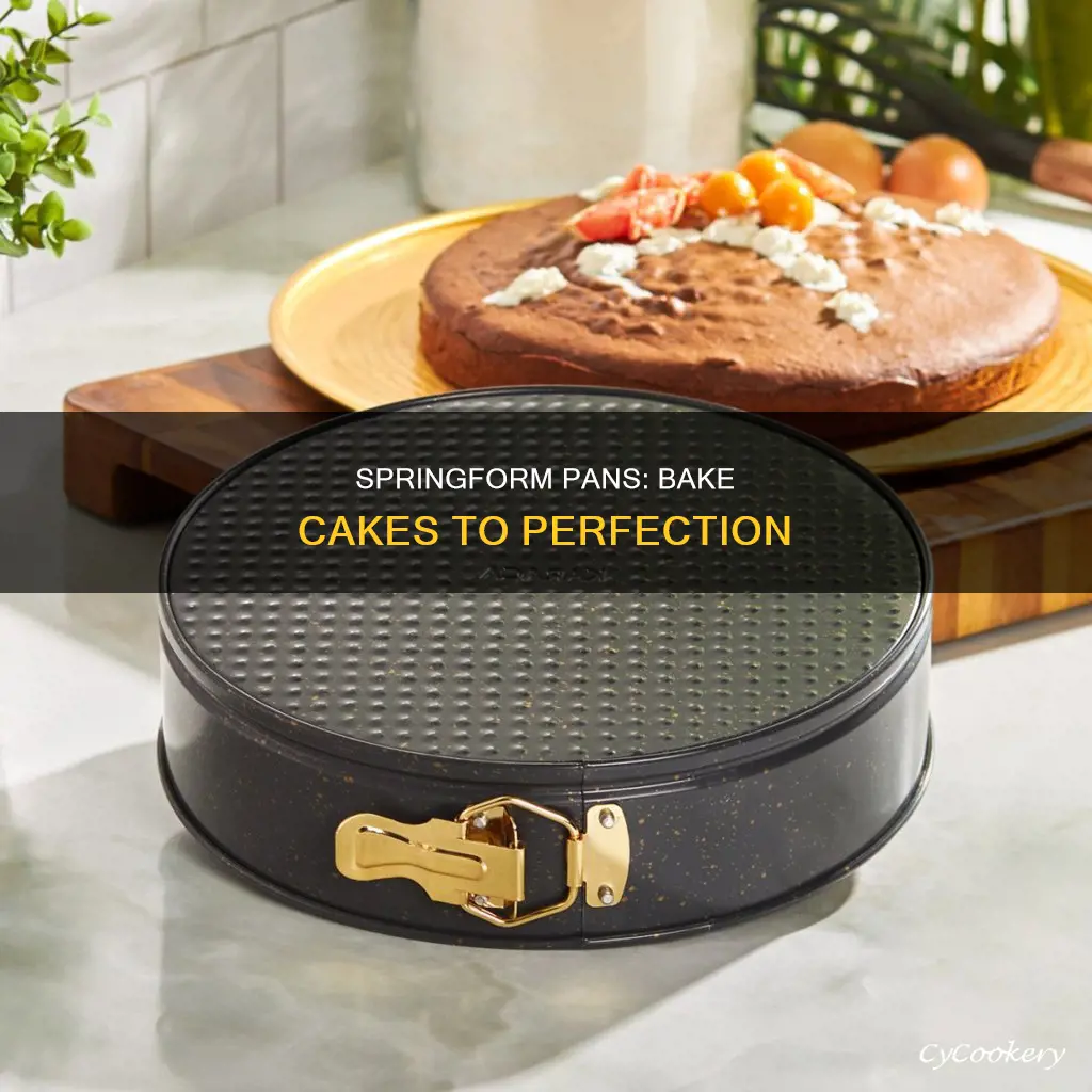 can you cook a cake in a springform pan