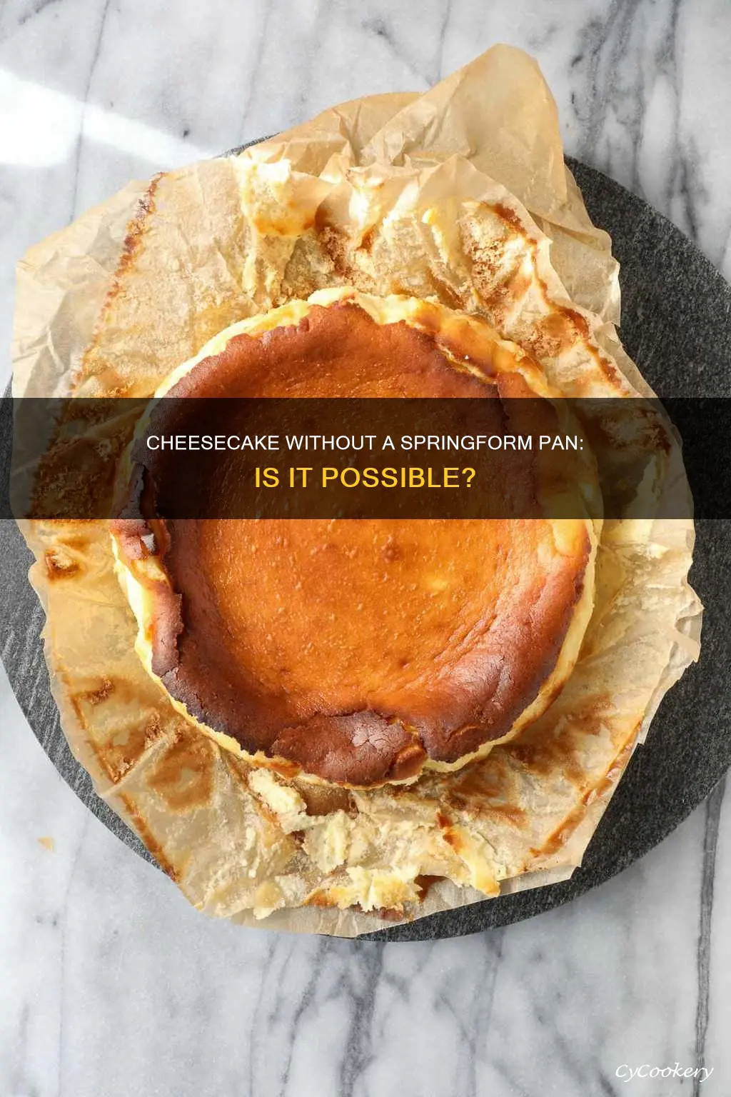 can you cook a cheesecake without a springform pan