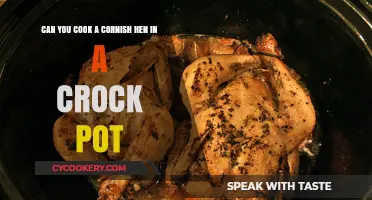 Crock Pot Cornish Hen: Easy, Delicious, Tender