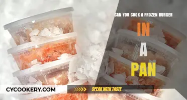 How to Cook Frozen Burgers in a Pan