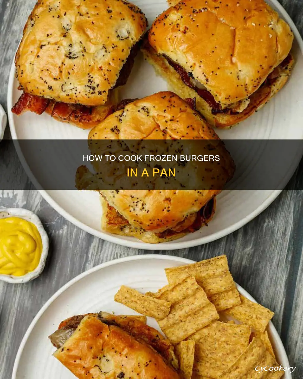 can you cook a frozen burger in a pan