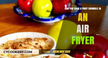 Air Fryer Fruit Crumble: A Sweet, Healthy Treat