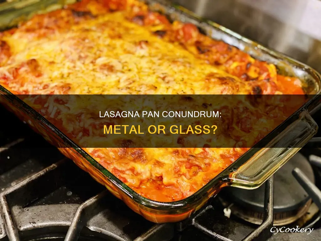 can you cook a metal pan homemade frozen lasagna