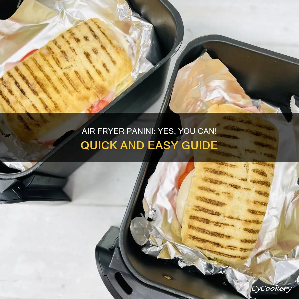 can you cook a panini in an air fryer