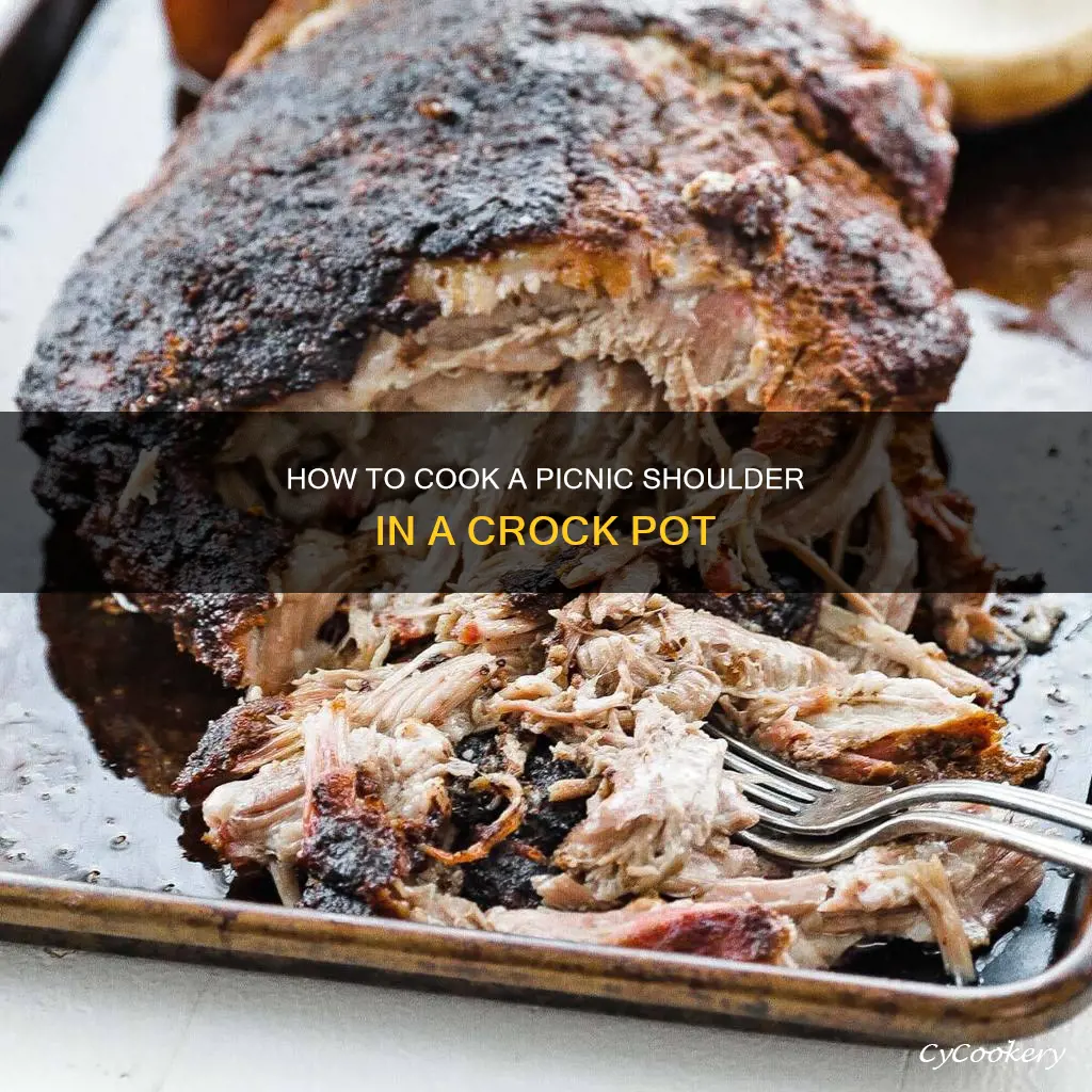 can you cook a picnic shoulder in a crock pot