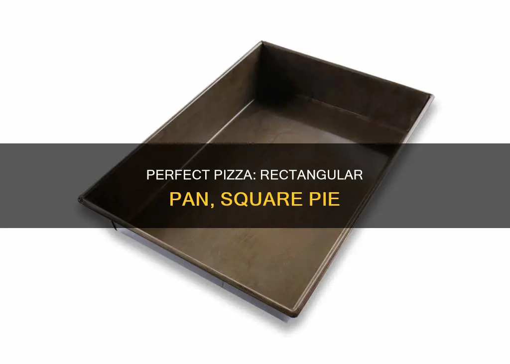can you cook a pizza on a rectangle pan