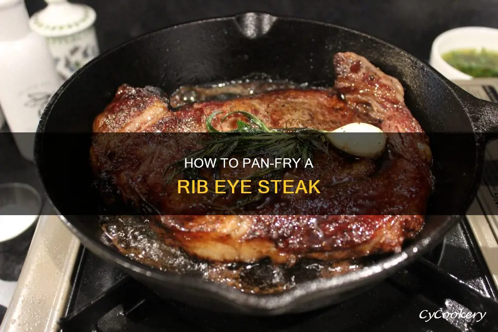 can you cook a rib eye on a pan