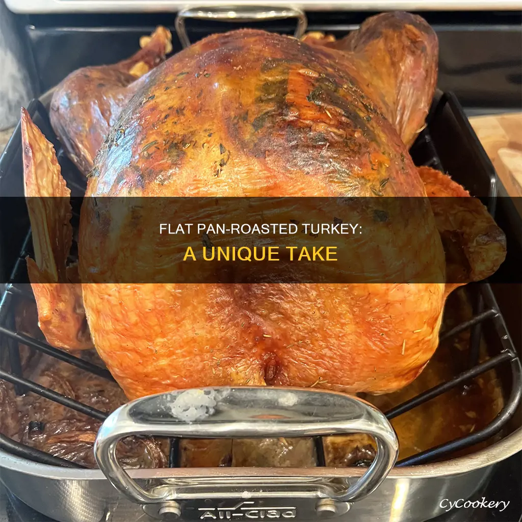 can you cook a turkey in a flat pan