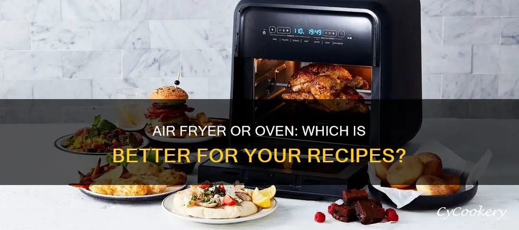 can you cook air fryer recipes in an oven