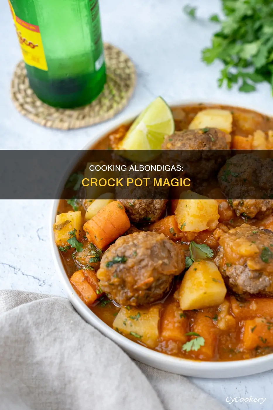 can you cook albondigas in a crock pot