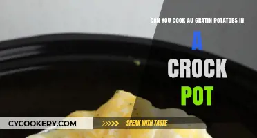 Au Gratin Potatoes: Crock Pot Cooking