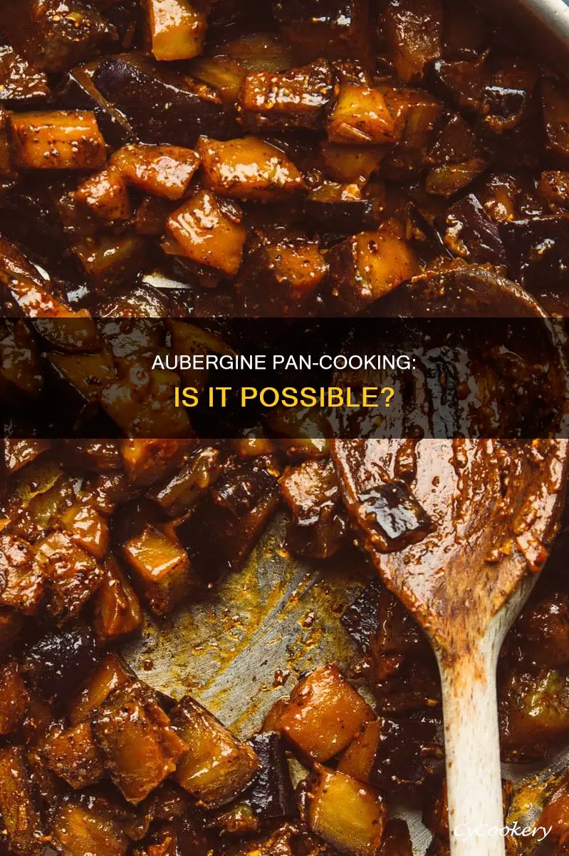 can you cook aubergine in a pan