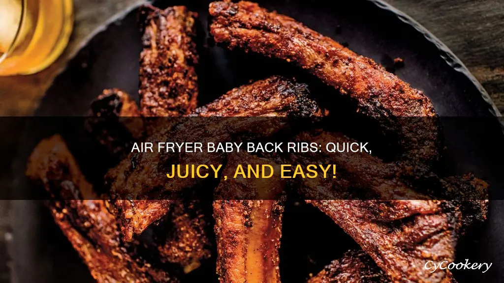 can you cook baby back ribs in an air fryer