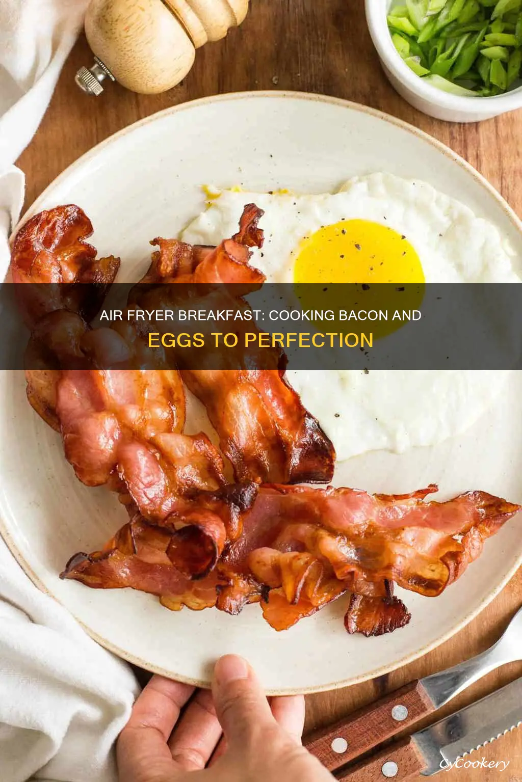 can you cook bacon and eggs in air fryer