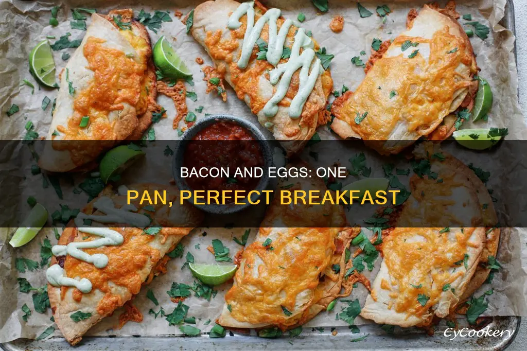 can you cook bacon and eggs in the same pan