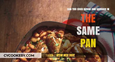 Sizzling Bacon and Sausage: One Pan, Perfect Breakfast