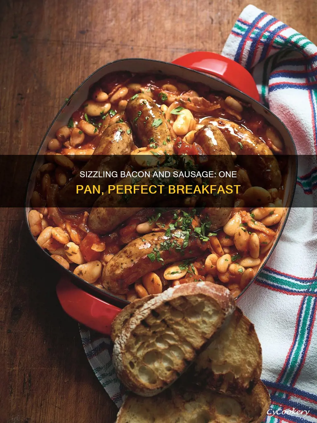 can you cook bacon and sausage in the same pan