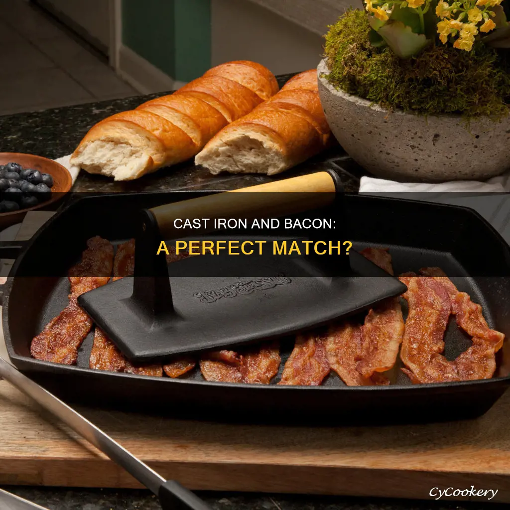 can you cook bacon in a cast iron pan