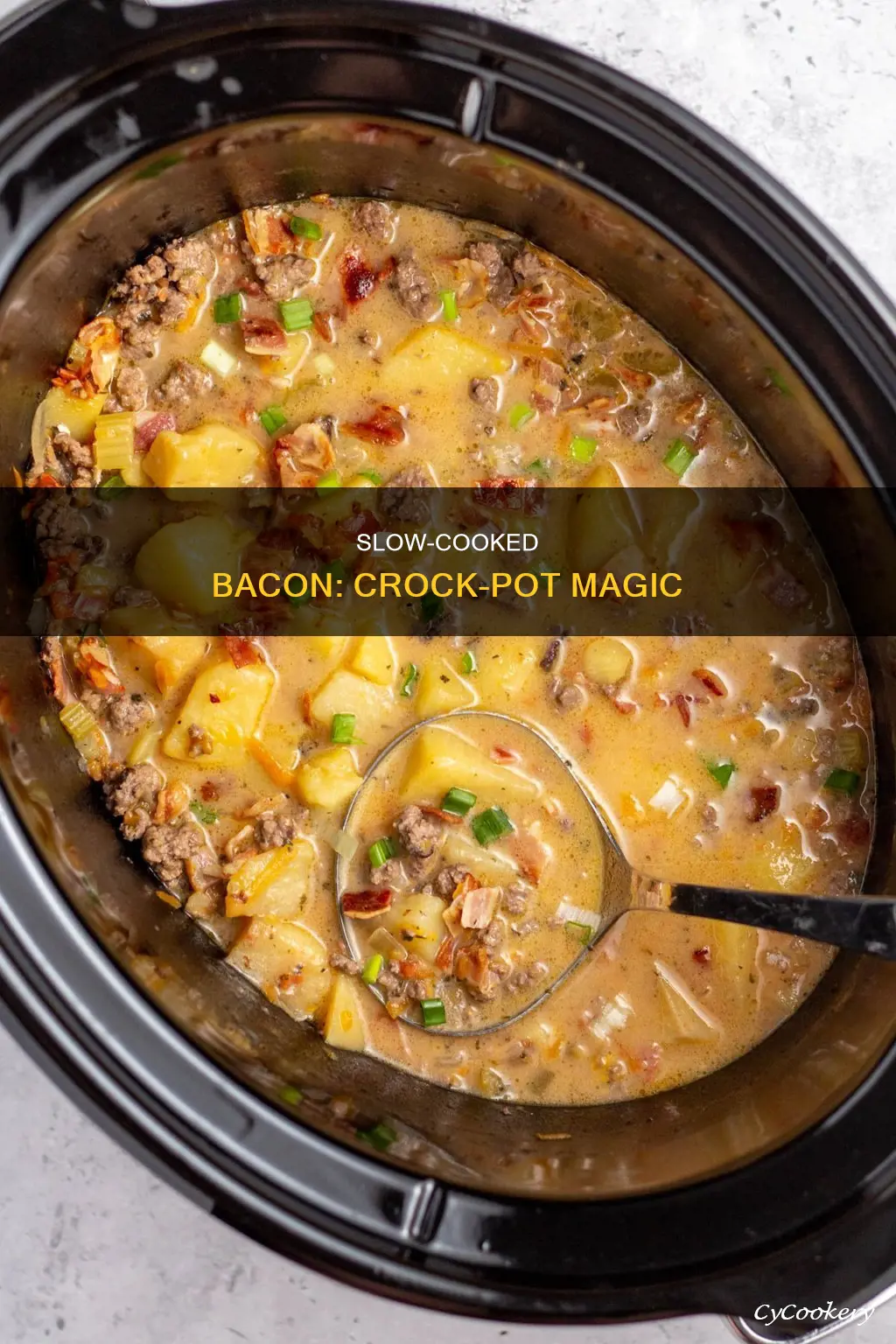 can you cook bacon in crock pot