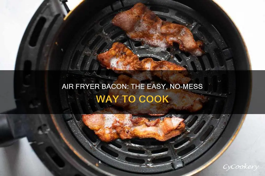 can you cook bacon on parchment paper in air fryer