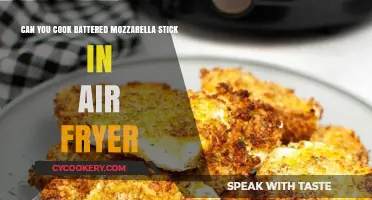 Battered Mozzarella Sticks: Air Fryer Recipe Success!