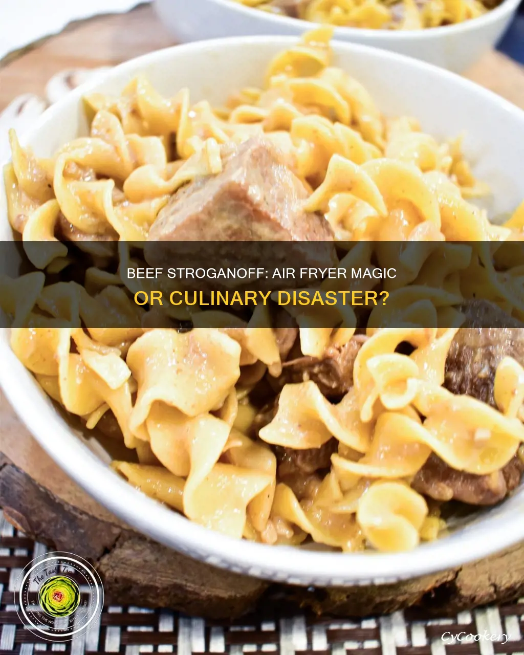 can you cook beef stroganoff in an air fryer