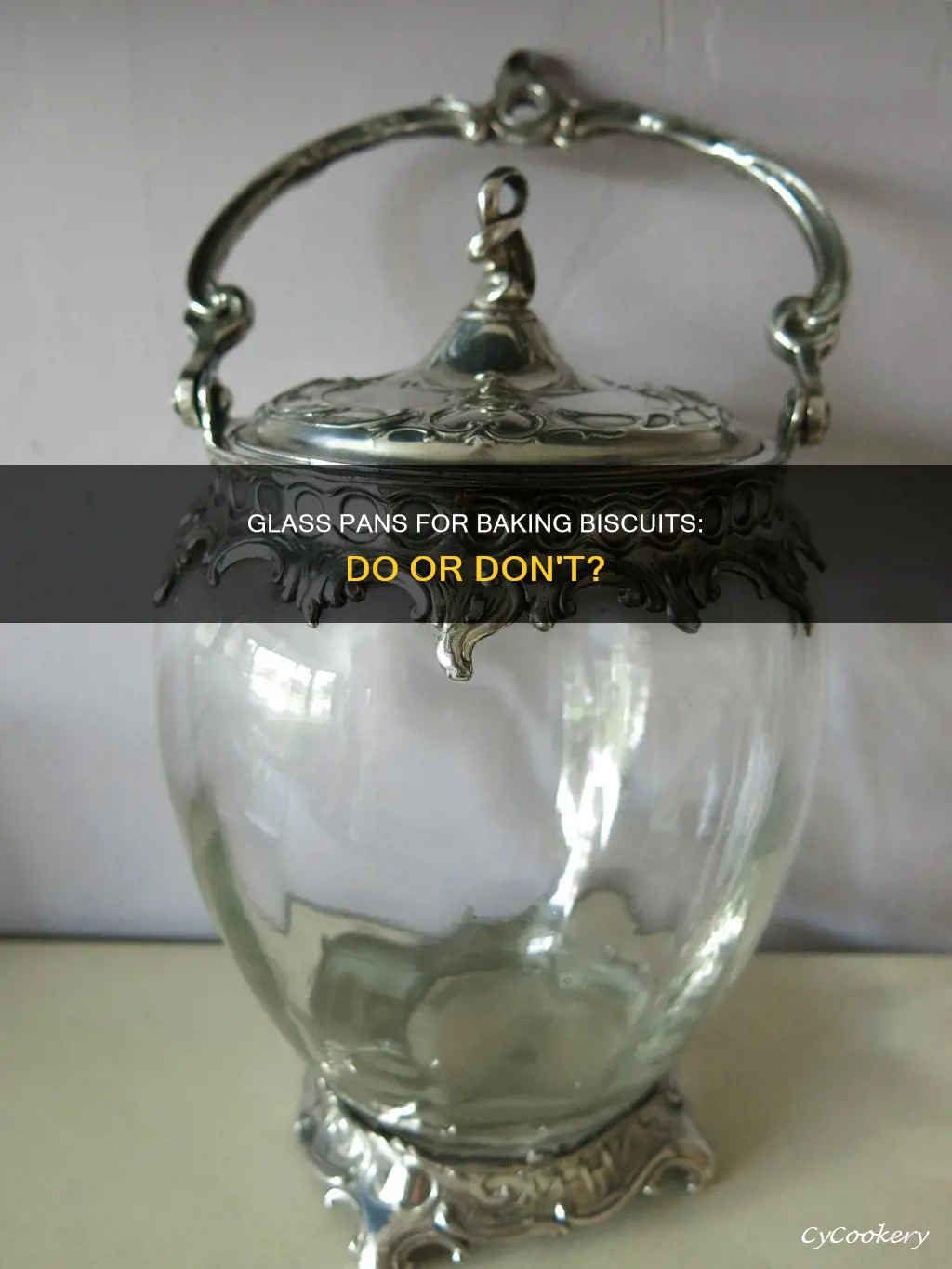 can you cook biscuits in a glass pan