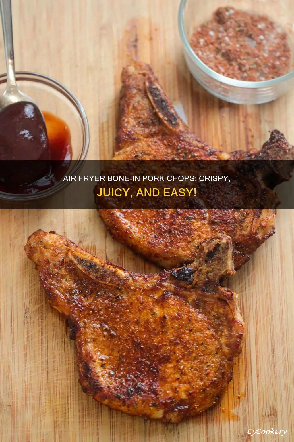 can you cook bone in pork chops in air fryer