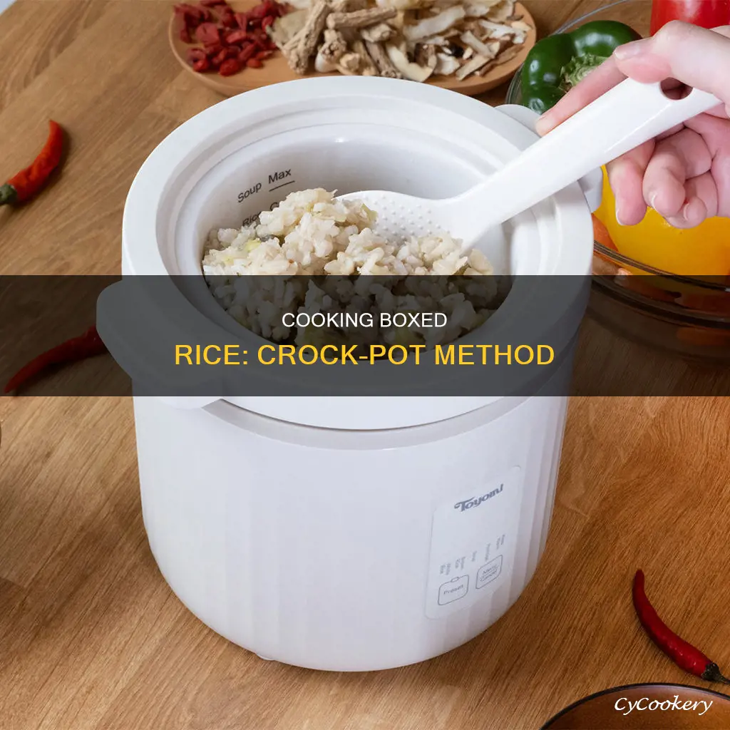 can you cook boxed rice in a crock pot