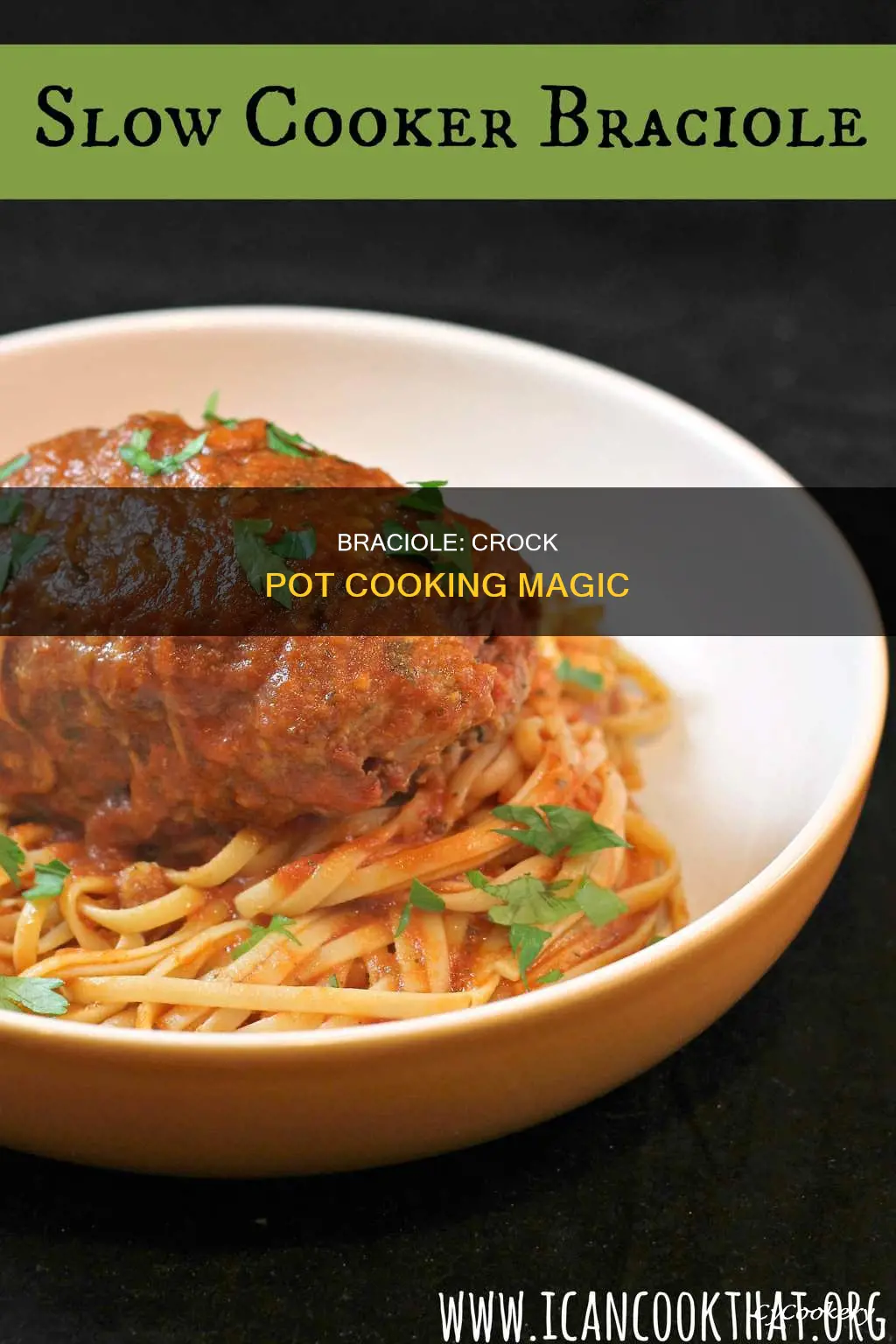 can you cook braciole in a crock pot