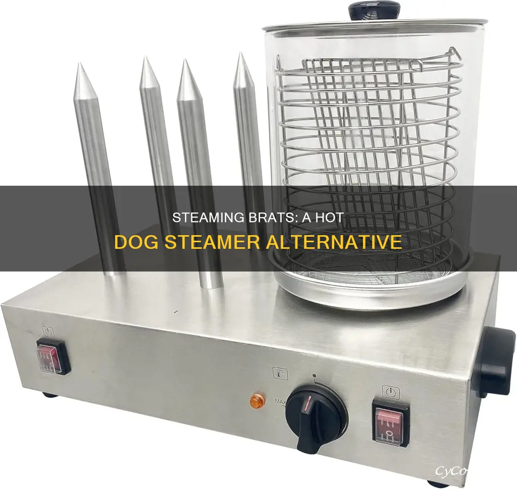 can you cook brats in a hot dog steamer