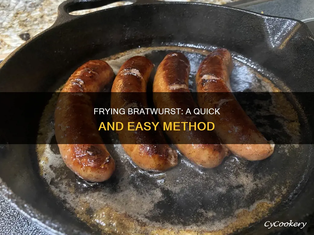 can you cook bratwurst in a frying pan
