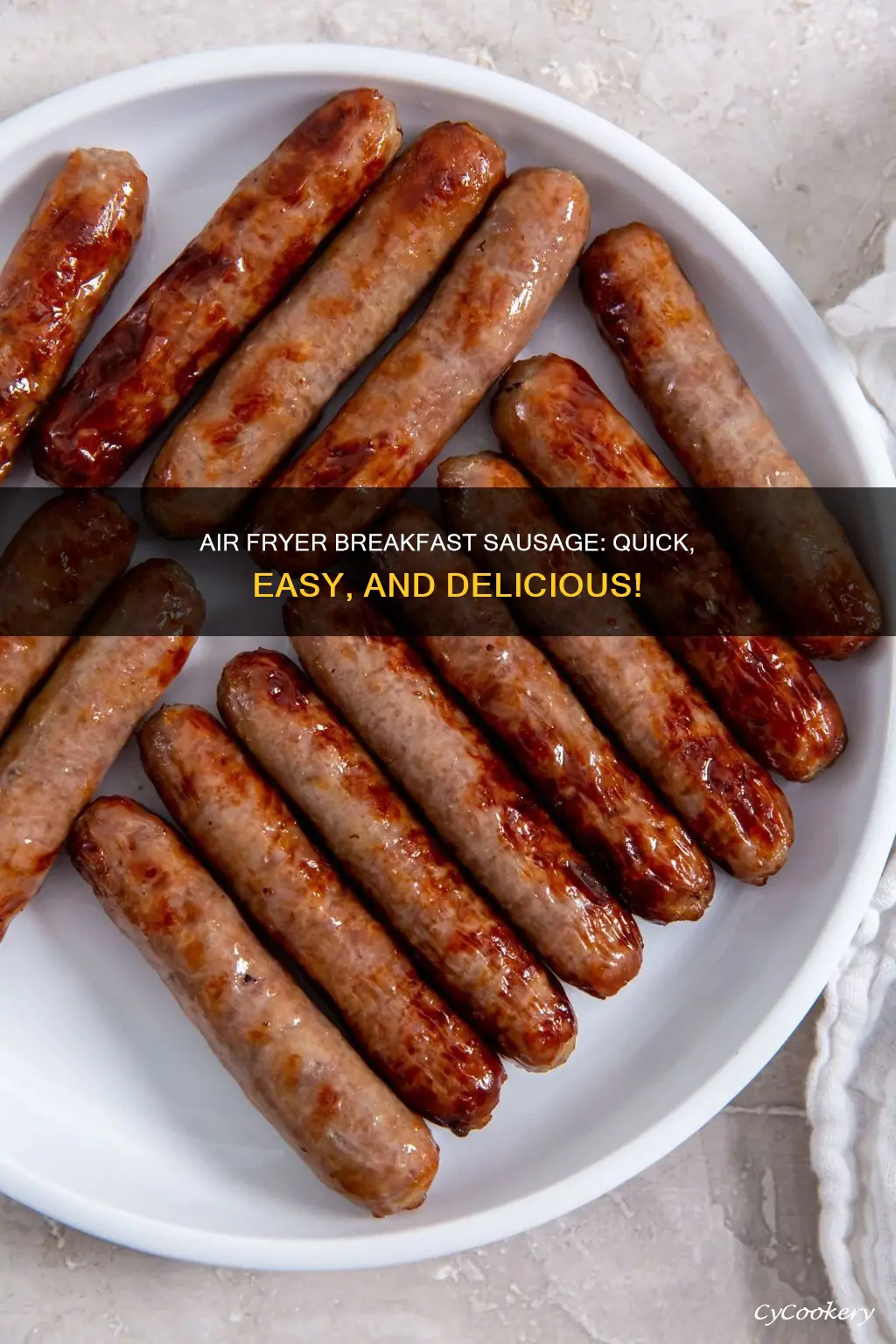 can you cook breakfast sausage in air fryer