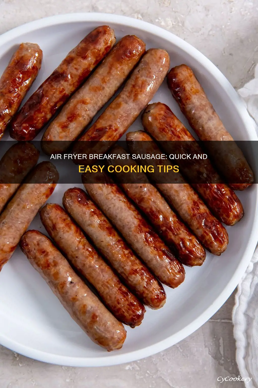 can you cook breakfast sausage in an air fryer