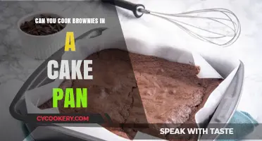 Baking Brownies: Cake Pan vs. Brownie Pan