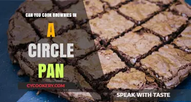 Baking Brownies: Square or Circle Pan?