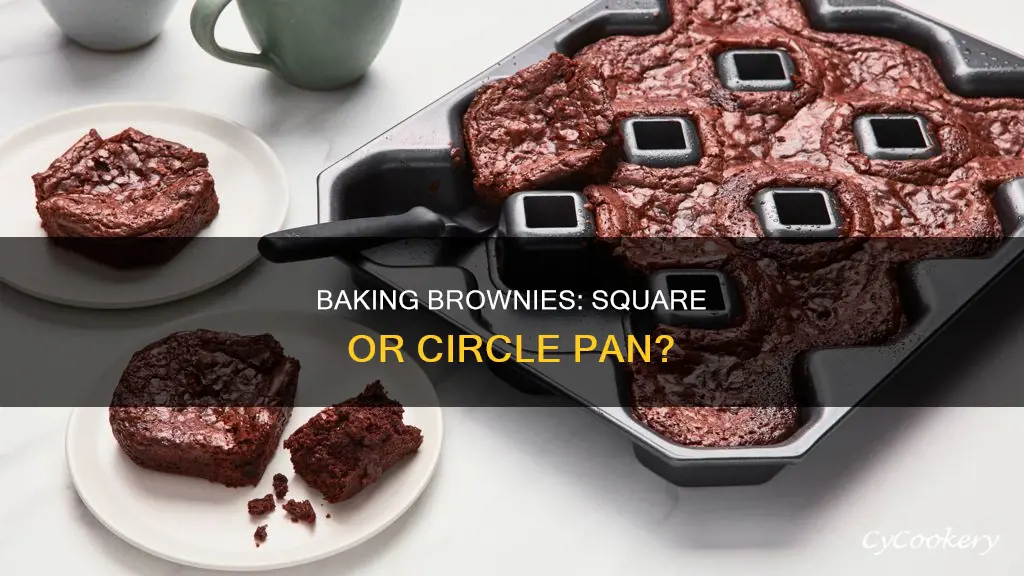 can you cook brownies in a circle pan