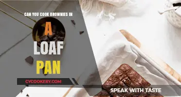 Baking Brownies: Loaf Pan vs. Regular Pan
