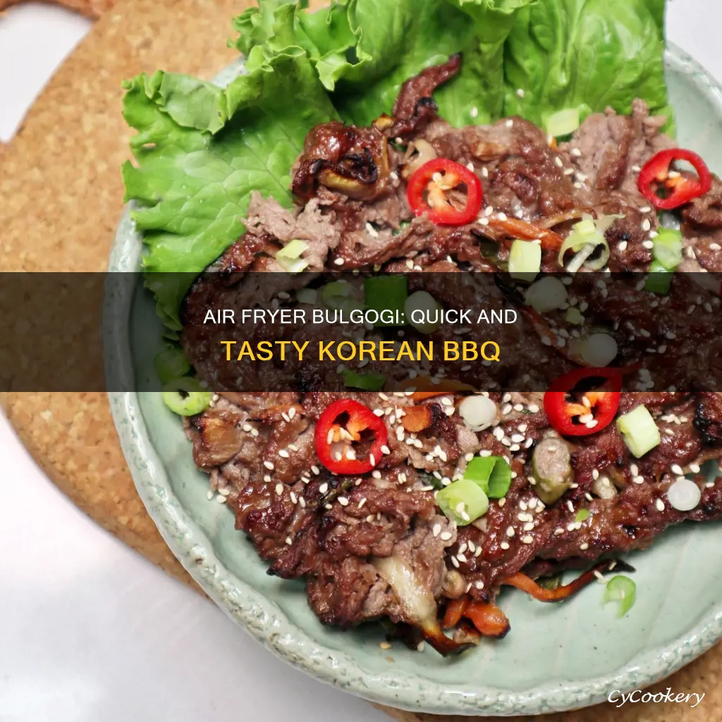 can you cook bulgogi in an air fryer