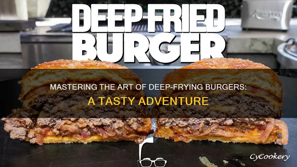 can you cook burgers in a deep fat fryer